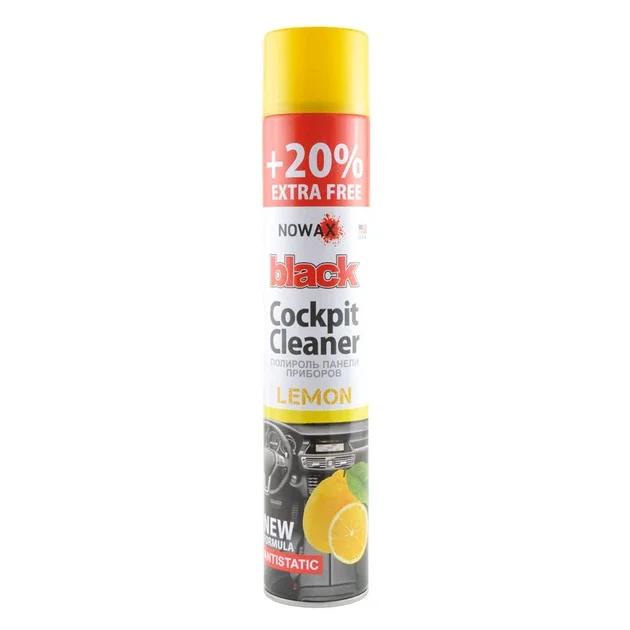 Поліроль для панелі приладів Nowax Spray, Lemon, 750мл (NX00702)