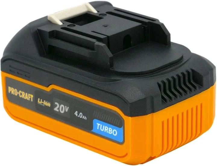 Батарея акумуляторна ProCraft Battery 20 В 4.0 Ah Turbo