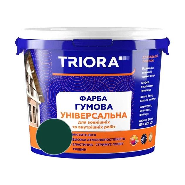 Фарба гумова універсальна TRIORA 26 RAL 6005 темно-зелена 3,5кг