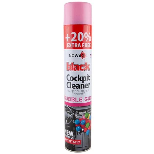 Поліроль для панелі приладів Nowax Black Spray Bubble Gum 750 мл