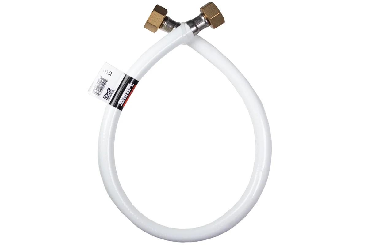 Шланг газовий гумовий SmartFlex BB, латунь, 120см, 1/2", білий