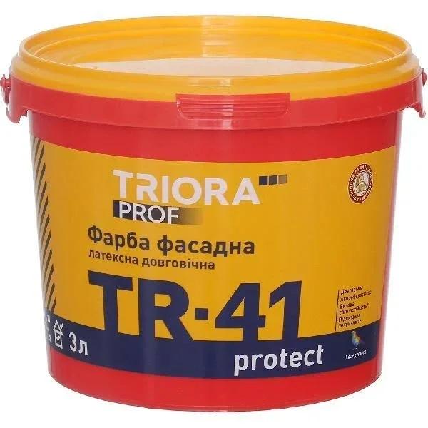 База фасадна латексна фарба TRIORA TR-41 protect 3л