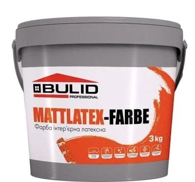 Фарба інтер'єрна BULID MATTLATEX, 3кг