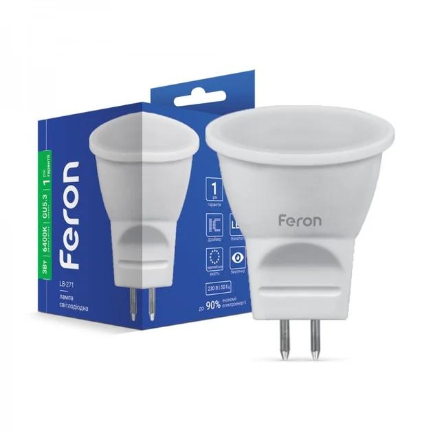 Лампа світлодіодна типу MR-11 Feron LB-271 3W 6400К 220V 240Lm