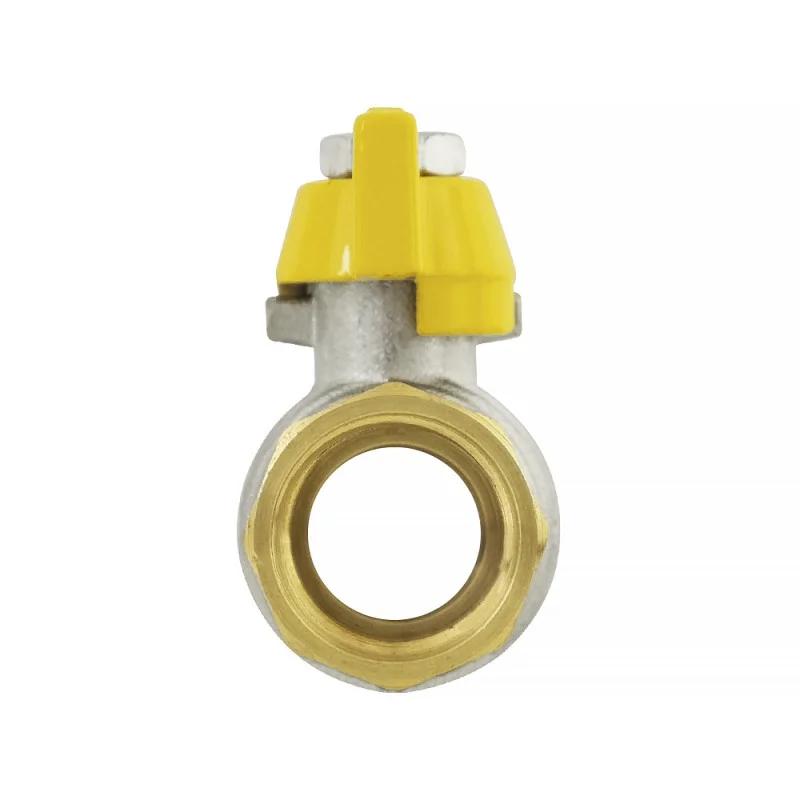 Кран кульовий RAFTEC YELLOW GRB11, ЗВ, DN15, 1/2", метелик