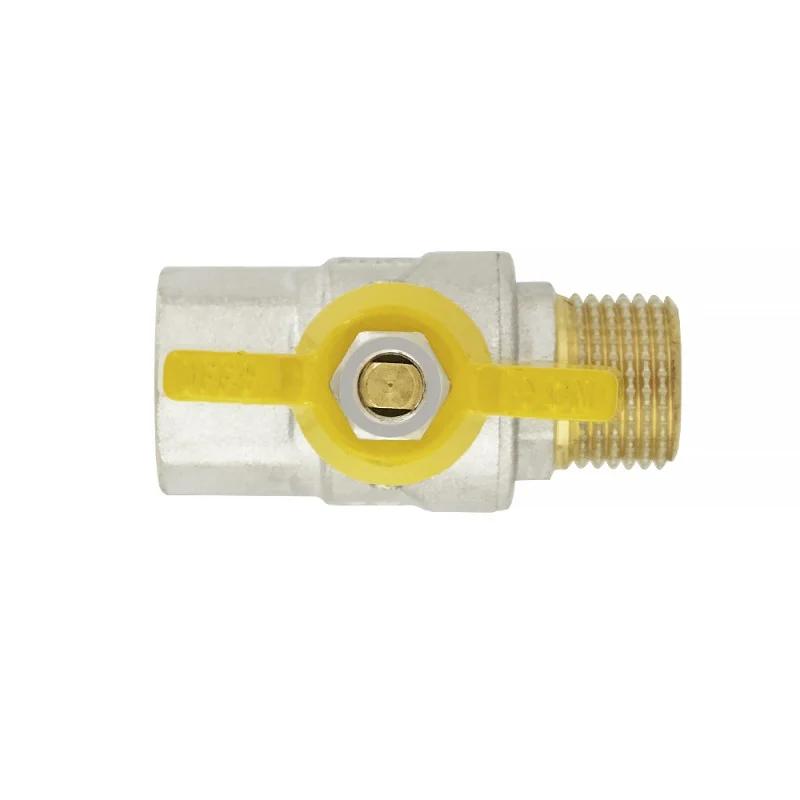 Кран кульовий RAFTEC YELLOW GRB11, ЗВ, DN15, 1/2", метелик