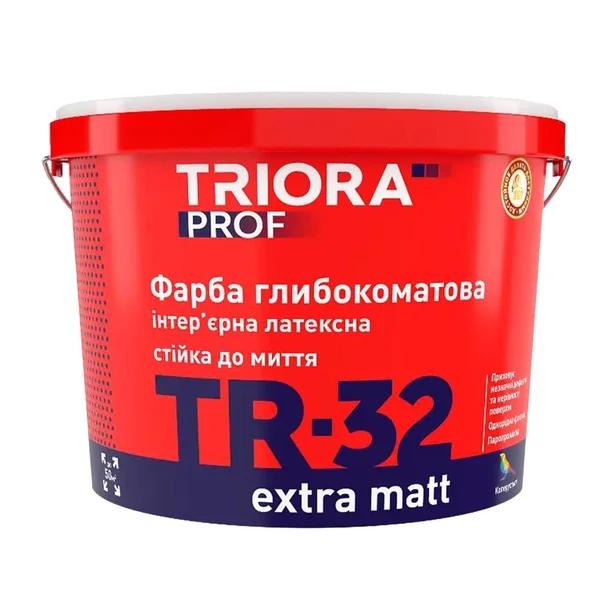 Фарба глибокоматова інтер'єрна TRIORA TR-32 extra matt 3л (4823048020214)