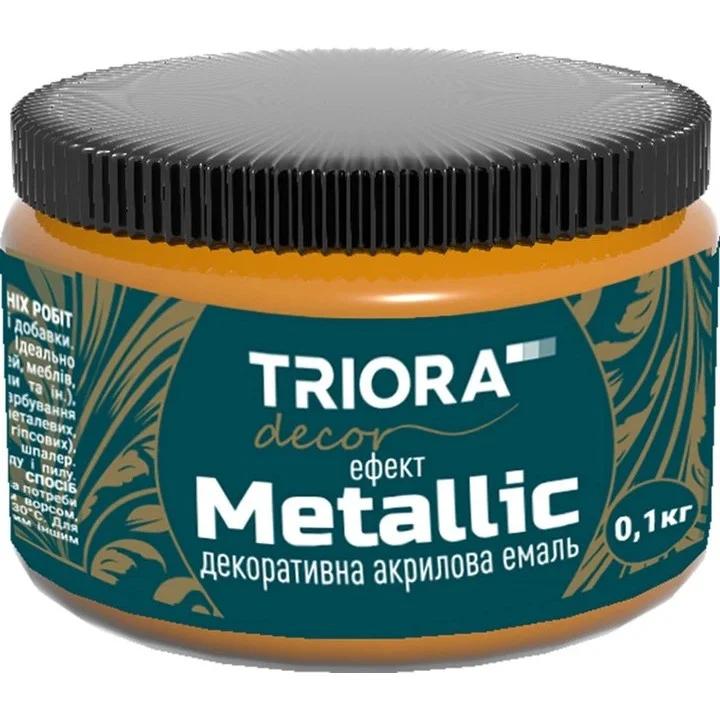 Декоративна акрилова емаль TRIORA 0.1кг 922 бронза (4823048024335)