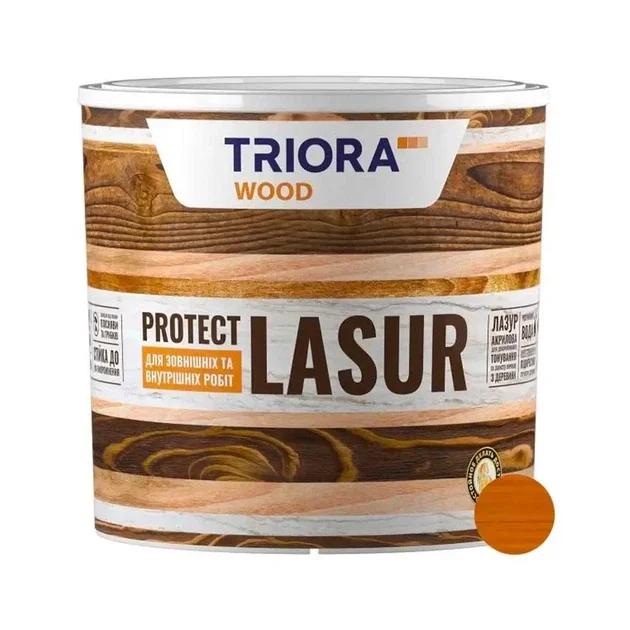 Лазур акрилова для деревини TRIORA, горіх 956, 0,75 л