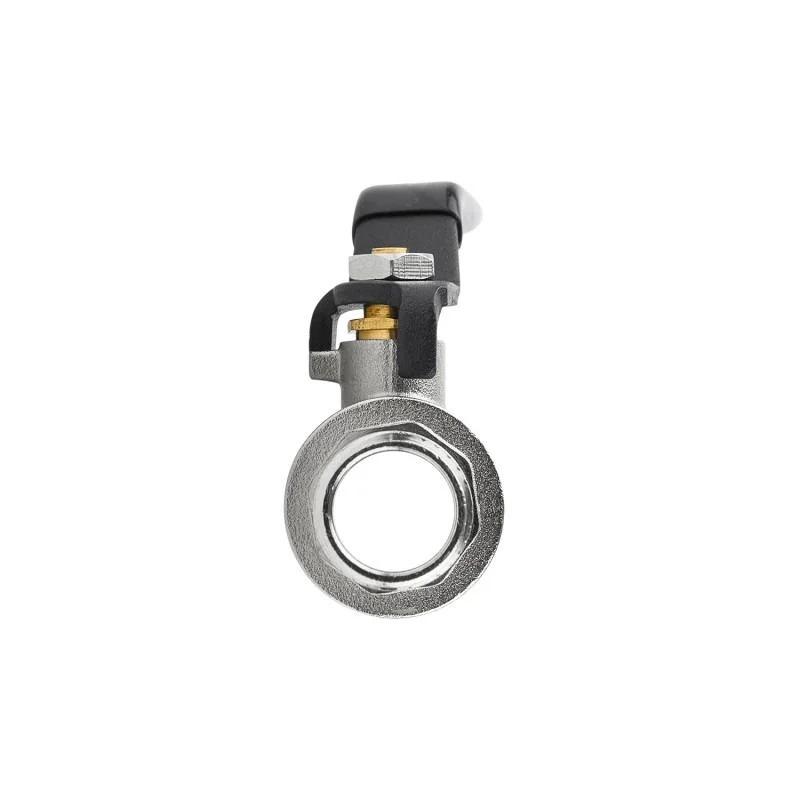 Кран кульовий RAFTEC BLACK DRH4, ВВ, DN32, 1 1/4", PN30, CW617N, ручка