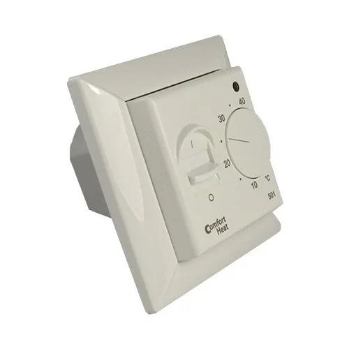 Механічний регулятор температури Comfort Heat C 501 для теплої підлоги / Білий
