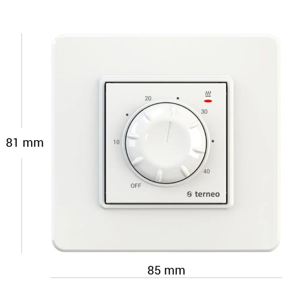 Терморегулятор для теплої підлоги Terneo RTP 16 А 10–40 °C