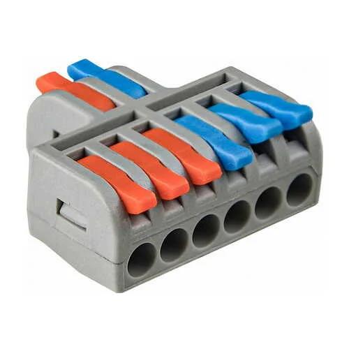 Клема швидкого монтажу прохідна ACKO DB-62 2x6x4 мм² (A0130010119)