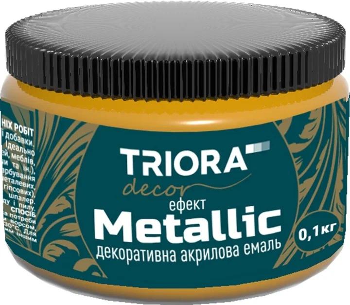 Декоративна акрилова емаль TRIORA 0.1кг 921 актична бронза (4823048024359)