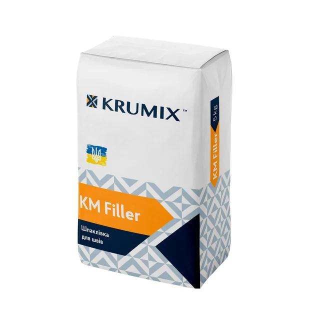 Шпаклівка гіпсова для гіпсокартоних швів KRUMIX KM Filler 5 кг