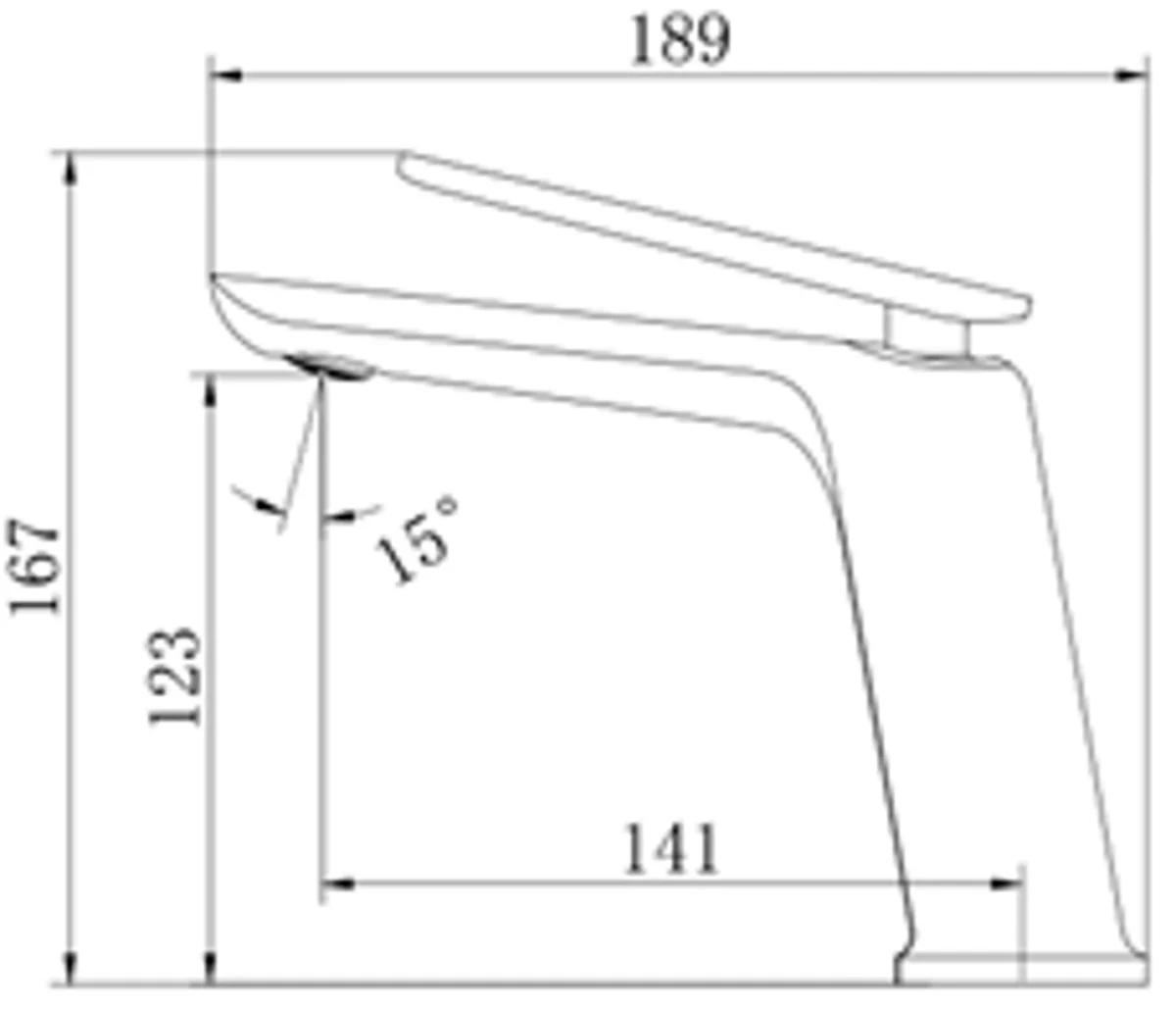Змішувач для умивальника VENTA BSP127MC