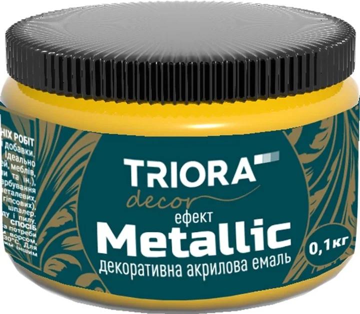 Декоративна акрилова емаль TRIORA 0.1кг 926 світле золото (4823048024298)