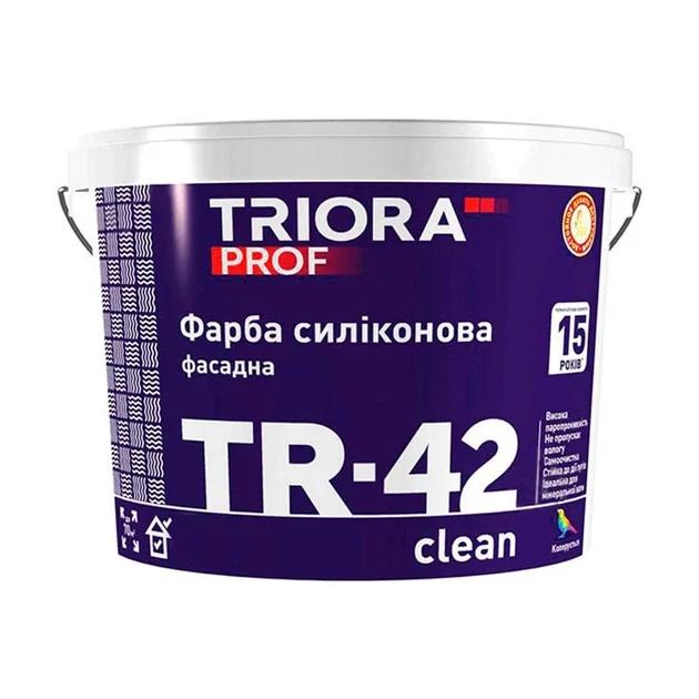 База фасадна силіконова фарба TRIORA TR-42 clean 5л