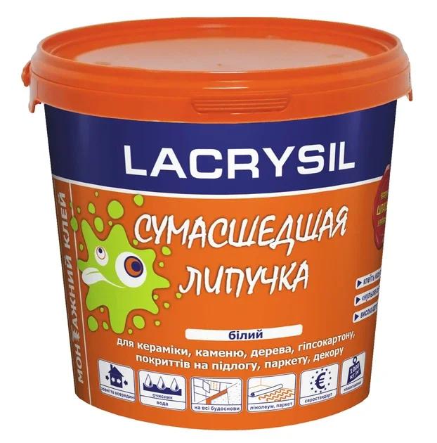 Клей монтажний LACRYSIL "Скажена липучка"  1,2кг білий (4820102172117)