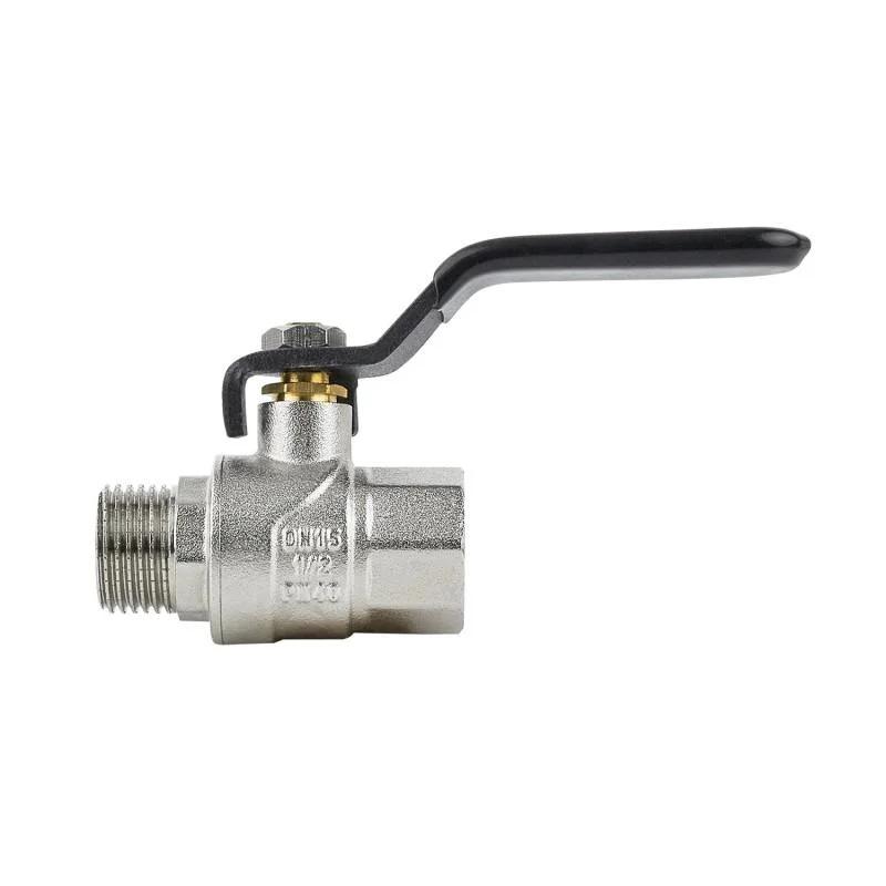 Кран кульовий RAFTEC BLACK DRH4, ВВ, DN32, 1 1/4", PN30, CW617N, ручка