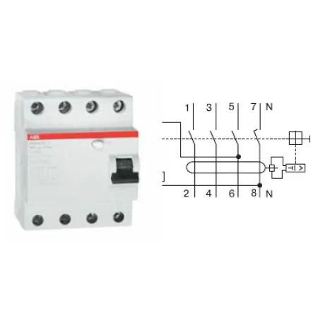 ПЗВ ABB FH204 AC-40/0.03 40А 30мА 4P (2CSF204002R1400)