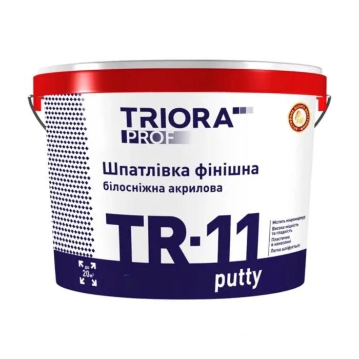 Шпаклівка білосніжна фінішна TRIORA TR-11 putty 0,8кг