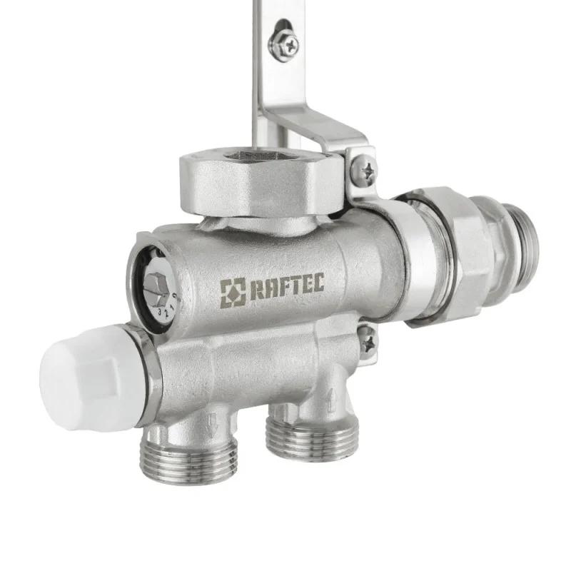 Змішувальний вузол для колектора теплої підлоги (без насосу) RAFTEC 1'' SUR03