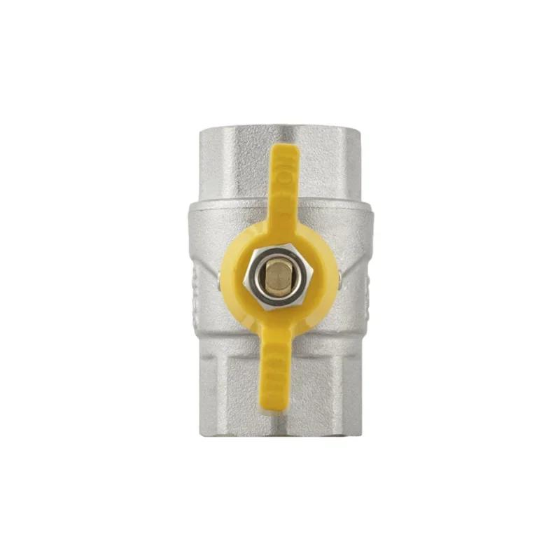 Кран кульовий RAFTEC YELLOW GRB2, ВВ, DN20, 3/4", метелик
