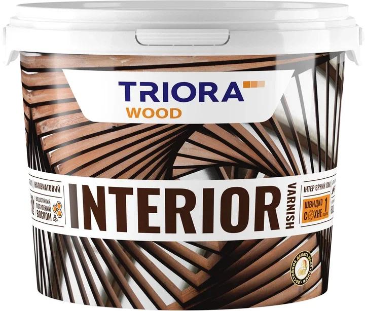 Інтер'єрний лак TRIORA Interior Varnish 2.5 л напівматовий (4823048029439)