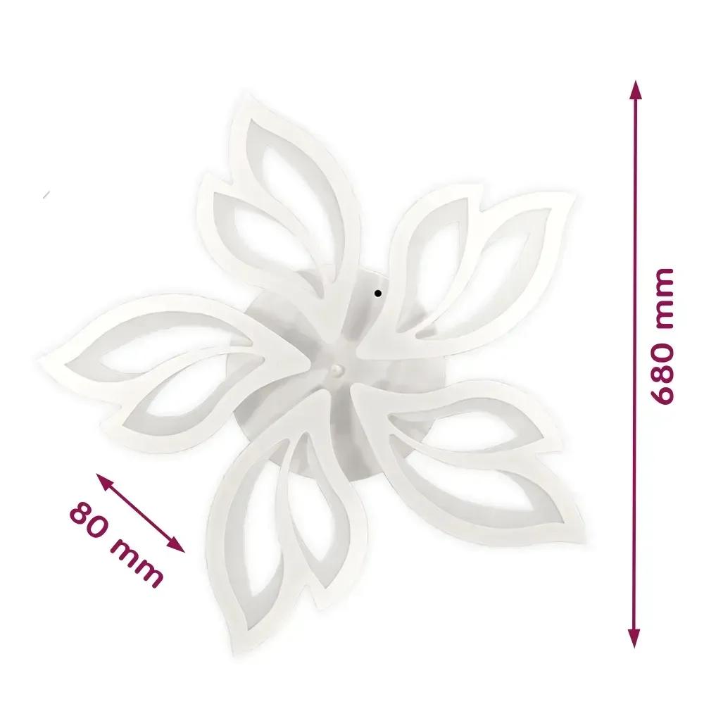 LED світильник VELMAX V-CL-MAGNOLIA-5Wh max 69W 3000-6500k пульт блок живленняя білий 230V