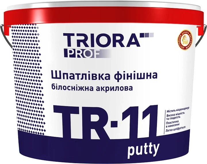 Шпаклівка білосніжна фінішна TRIORA TR-11 putty 1.5кг