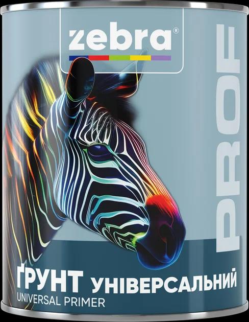 Ґрунтовка універсальна Zebra PROF 1187 087P 0.8 кг Червоно-коричнева