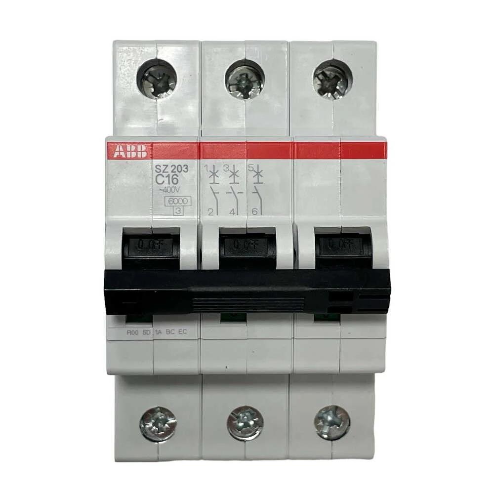 Автоматичний вимикач ABB 6кА C 3р 16А SZ (2CDS253025R0164)