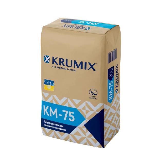 Штукатурка гіпсова машинного нанесення KRUMIX KM-75 30кг