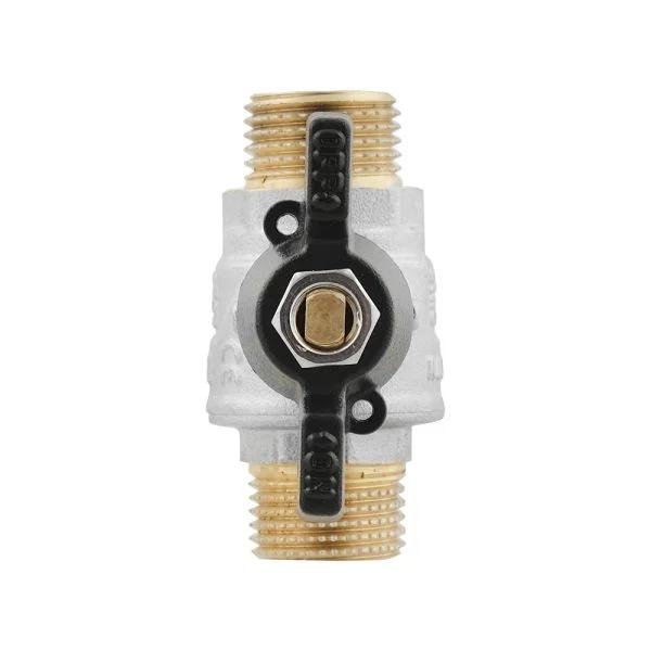 Кран кульовий RAFTEC BLACK DRB11, ВЗ, DN15, 1/2", PN50, CW617N, метелик