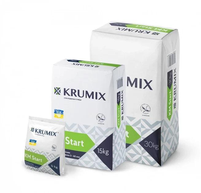 Штукатурка гіпсова стартова KRUMIX KM Start 5кг
