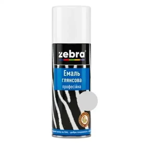 Емаль глянсова професійна 400мл ZEBRA 138RAL 7035 світло-сірий