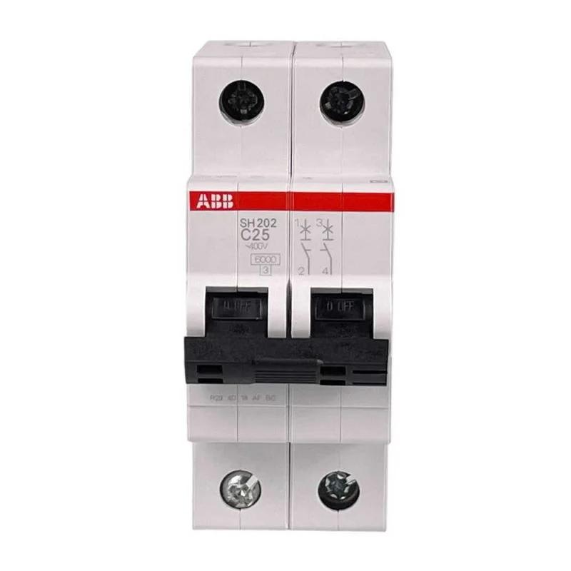 Автоматичний вимикач ABB 6кА C 2р 25А SH (12CDS212001R0254)