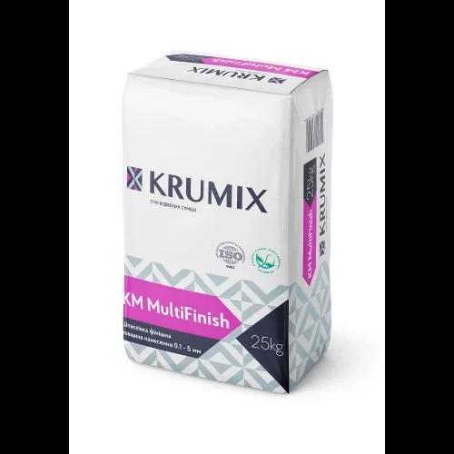 Шпаклівка фінішна гіпсова KRUMIX KM MultiFinish 25кг
