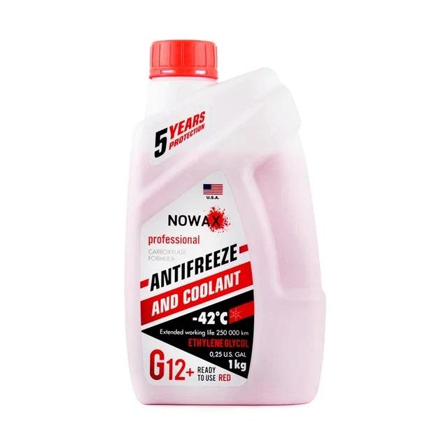 Антифриз Nowax RED G12+ 1л