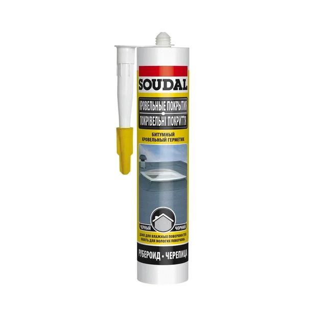 Герметик бітумний SOUDAL SOUDAFALT 280мл