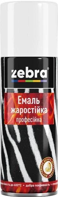 Емаль жаростійка ZEBRA 90 400мл чорна (4823048027107)