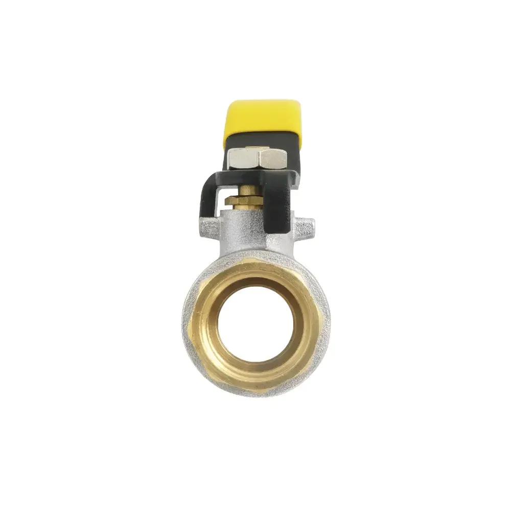 Кран кульовий RAFTEC YELLOW GRH2, ВВ, DN20, 3/4", ручка