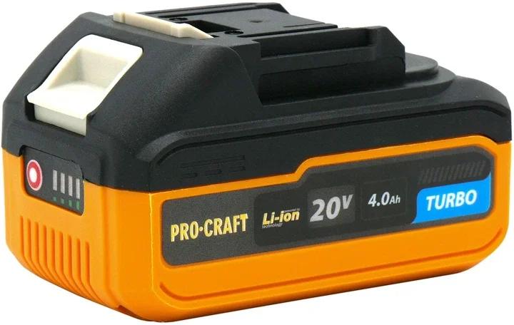 Батарея акумуляторна ProCraft Battery 20 В 4.0 Ah Turbo