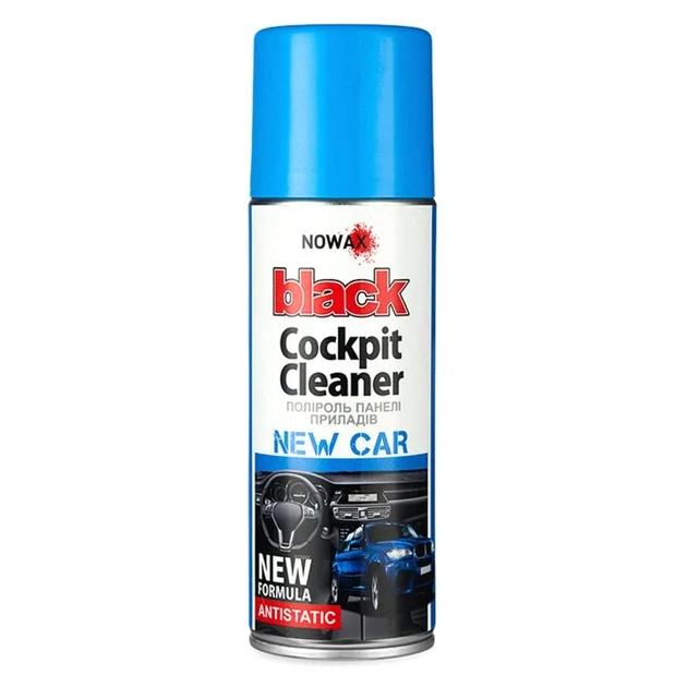 Поліроль для панелі приладів Nowax Cockpit Cleaner Spray Нова машина, 200мл