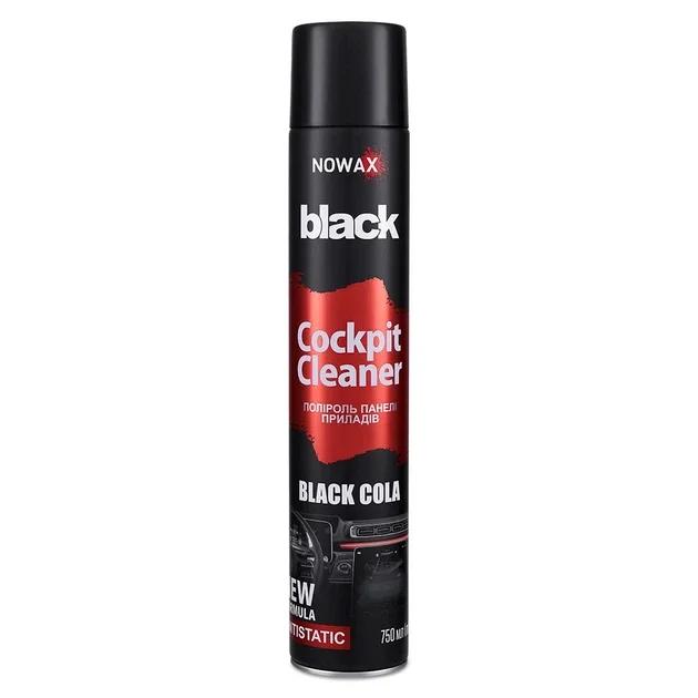 Поліроль для панелі приладів Nowax Cockpit Cleaner Spray Black Cola 750 мл (NX00713)