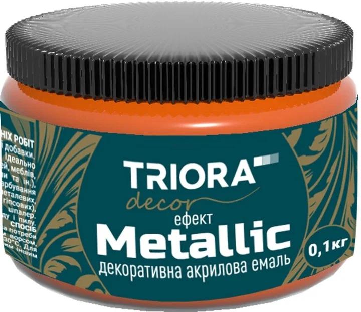 Декоративна акрилова емаль TRIORA 0.1кг 924 мідь (4823048024342)