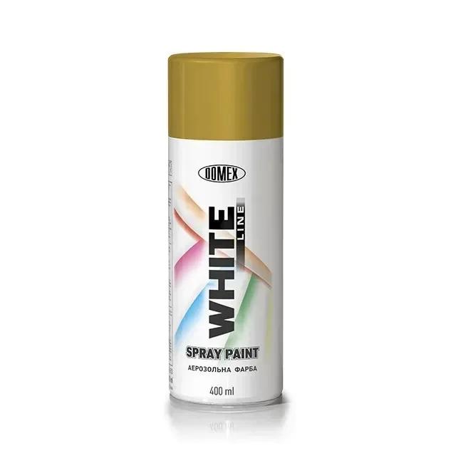 Акрилова аерозольна фарба Domex White Line RAL132 бронза 400мл