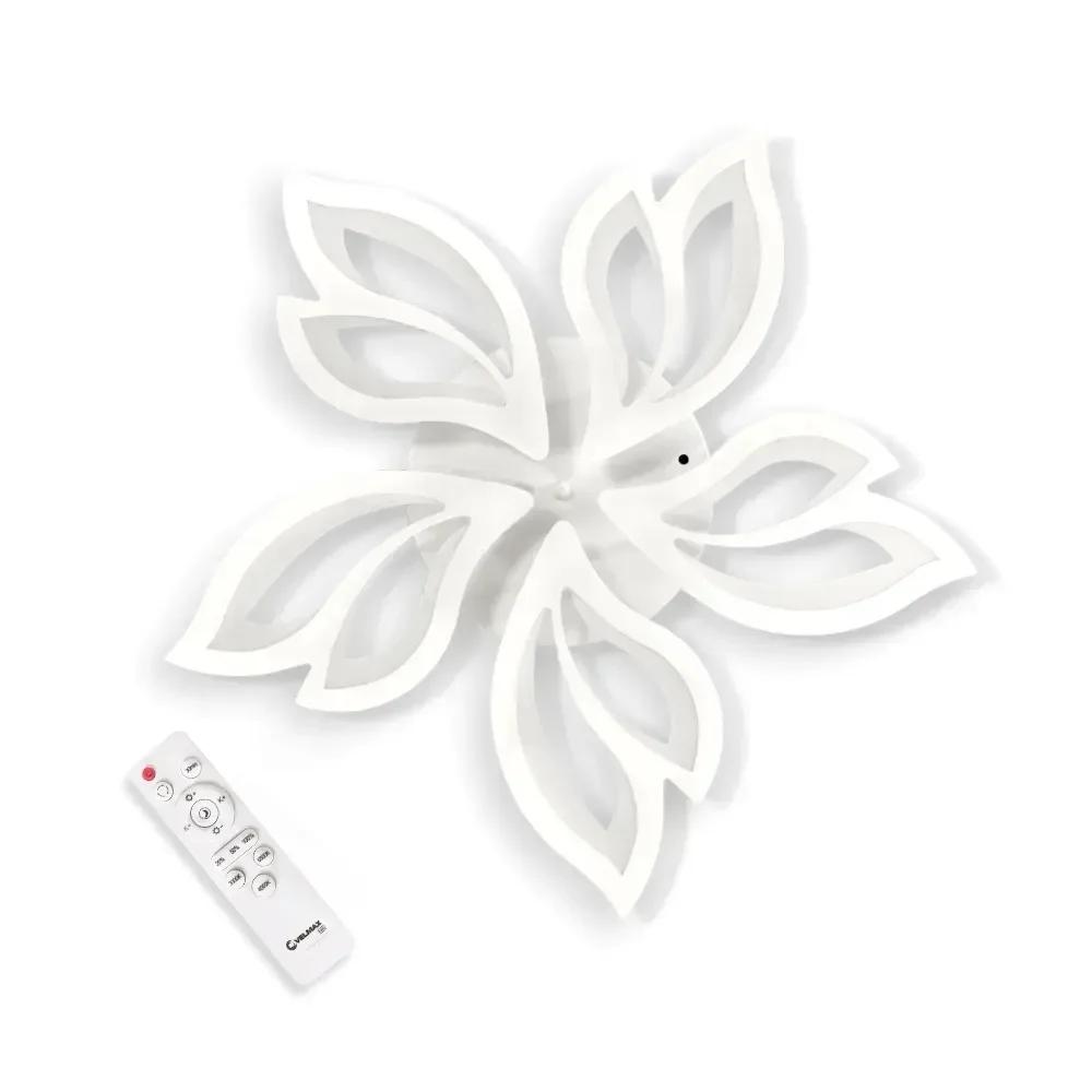 LED світильник VELMAX V-CL-MAGNOLIA-5Wh max 69W 3000-6500k пульт блок живленняя білий 230V
