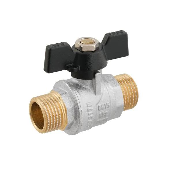 Кран кульовий RAFTEC BLACK DRB11, ВЗ, DN15, 1/2", PN50, CW617N, метелик